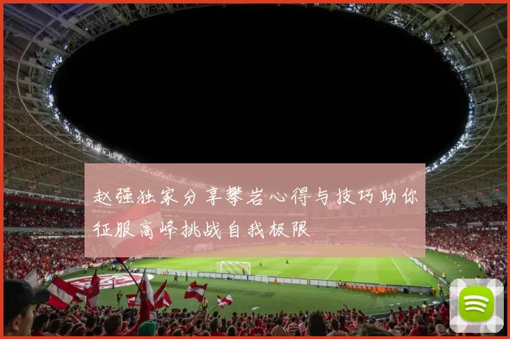 赵强独家分享攀岩心得与技巧助你征服高峰挑战自我极限